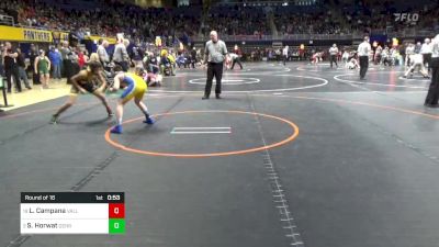 105 lbs Round Of 16 - Lorenzo Campana, Valley vs Slade Horwat, Derry