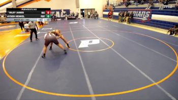 285 lbs Quarterfinal - Riley James, Macomb vs Ayden Henkel, Pontiac