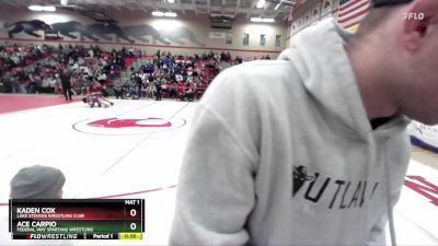 80 lbs Quarterfinal - Ace Carpio, Federal Way Spartans Wrestling vs Kaden Cox, Lake Stevens Wrestling Club