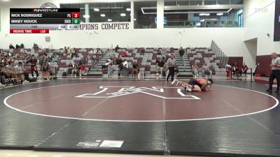 149 lbs Finals (2 Team) - Mikey Houck, Sierra College (RED) vs Nick Rodriguez, Palomar College (RED)
