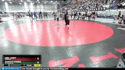 36-38 lbs Round 2 - Abel Cheff, Montana vs Norman Morris, St. Maries WC