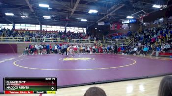 138 lbs Quarterfinal - Maddox Reeves, St. Xavier vs Gunner Butt, New Palestine