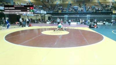 184 lbs Quarterfinal - Sam Andres, Nebraska-Kearney vs Caden Schadwinkel, Adams State
