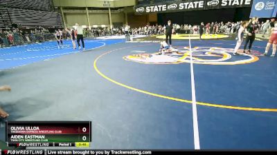 48-49 lbs Quarterfinal - Olivia Ulloa, Takedown Express Wrestling Club vs Aiden Eastman, Twin City Wrestling Club