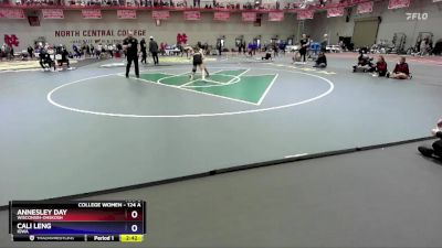 124 A Champ. Round 2 - Annesley Day, Wisconsin-Ohskosh vs Cali Leng, Iowa