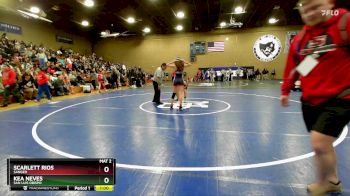 110 lbs Cons. Round 2 - Kea Neves, San Luis Obispo vs Scarlett Rios, Sanger