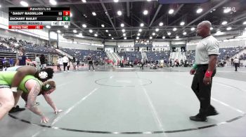 285 lbs Cons. Round 2 - Daguy Massillon, Keiser University vs Zachary Bailey, Life NCWA