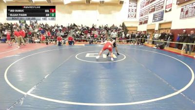 138 lbs Quarterfinal - Jed Dubuc, Berlin vs Elijah Fagin, Avon