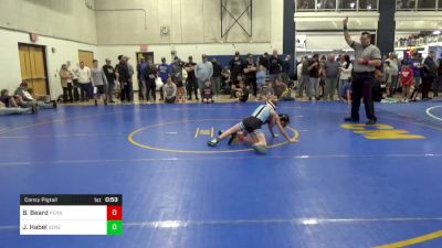 72 lbs Consy Pigtail - Brooks Beard, Penn Manor vs Jackson Habel, Seneca Valley