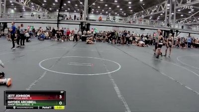 88 lbs Round 7 (8 Team) - Hayden Archbell, Junior Terps Express vs Jett Johnson, Team Gotcha White