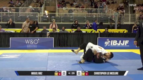 Christopher Lee McClure vs Miguel Ruiz 2025 Pan Jiu Jitsu IBJJF Championship
