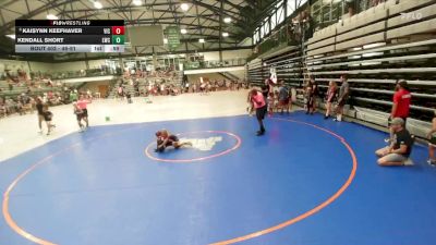 46-51 lbs Quarterfinal - Kaisynn Keefhaver, VICTORY vs Kendall Short, Litchfield Wrestling Club