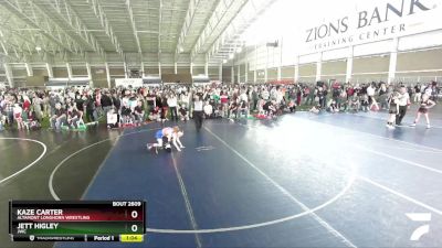 75 lbs Cons. Round 3 - Jett Higley, JWC vs Kaze Carter, Altamont Longhorn Wrestling