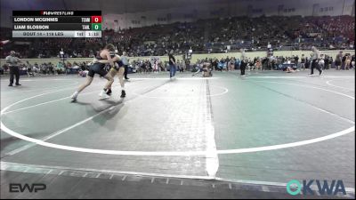 119 lbs Round Of 16 - London McGinnis, Team Tulsa Wrestling Club vs Liam Slosson, Tahlequah Wrestling Club