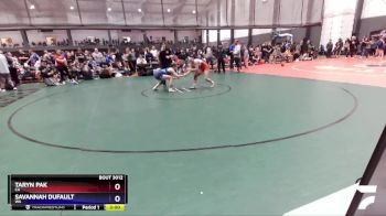 125 lbs Champ. Round 1 - Taryn Pak, CA vs Savannah Dufault, WA