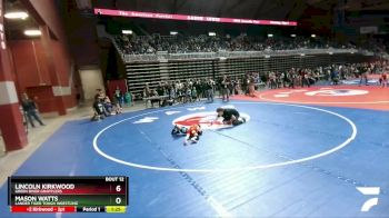 45 lbs Quarterfinal - Lincoln Kirkwood, Green River Grapplers vs Mason Watts, Lander Tiger Tough Wrestling