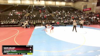 109 lbs Cons. Round 5 - Gavin Nielsen, Jordan High School vs Hudson Philips, Park City