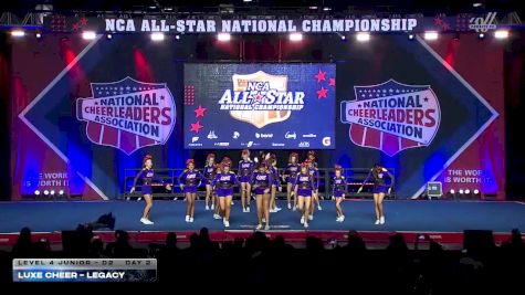 Luxe Cheer - Legacy [2026 L4 Junior - D2 Day 2] 2026 NCA All-Star National Championship