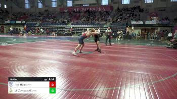 184 lbs Consi Of 8 #1 - Maximus Hale, Univ Of Pennsylvania vs Joe Zovistoski, Appalachian State