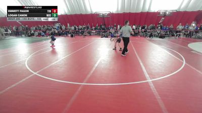 14U Boys - 80 lbs Cons. Round 1 - Evan Hady, Wisconsin vs Patrick Komperud, Wisconsin