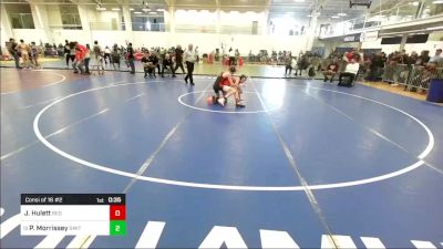 106 lbs Consi Of 16 #2 - Jakob Hulett, Red Roots WC vs Peter Morrissey, Smitty's Wrestling Barn