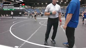 133 lbs Semifinal - Logan Crawford, Northeast Oklahoma vs Hudson Beckley, Murray State