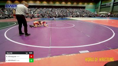 76 lbs Semifinal - Ricky Almaguer, Victory Wrestling Club,wa vs Jre Whitford, TEAM PRIDE ACADEMY