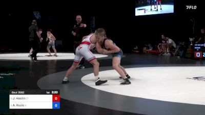 126 lbs Final - Jackson Heslin, CT vs Anthony Ruzic, IL