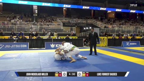 Luke Forrest Backes vs John Nickolaus Miller 2025 Pan Jiu Jitsu IBJJF Championship