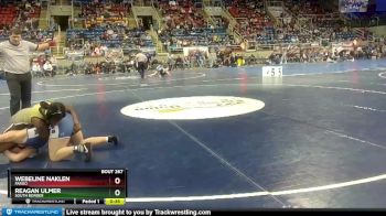 140 lbs Cons. Round 2 - Reagan Ulmer, South Border vs Webeline Naklen, Fargo