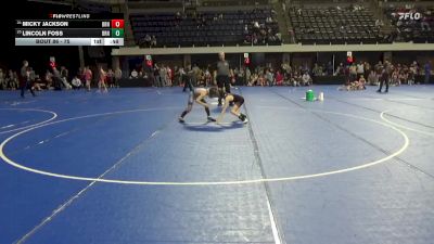 75 lbs Cons. Round 5 - Micky Jackson, Pinnacle vs Lincoln Foss, Pursuit Wrestling Minnesota