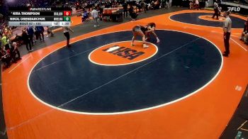 155 lbs Champ. Round 1 - Kira Thompson, O`Fallon (H.S.) vs Nikol Orendarchuk, Wheeling