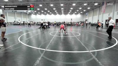 95 lbs Rr Rnd 3 - Jackson Kurtz, Ohio Titan Blue - EL vs Cruz Lopez, Eastern Carolina Wrestling - EL