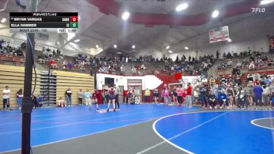 120 lbs Cons. Round 3 - Brynn Vargas, Southport Wrestling Club vs Ella Hammer, Illiana Christian