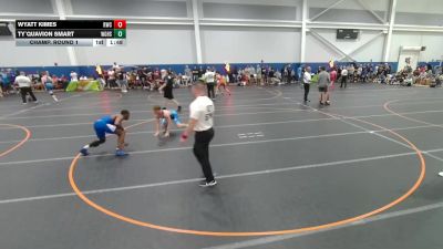 165 lbs Champ. Round 1 - Ty`Quavion Smart, Unattached vs Wyatt Kimes, Unattached
