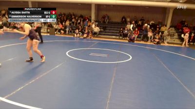 155 lbs Consolation Bracket - Emmerson Halverson, North Platte vs Alyssa Saitta, Bellevue East