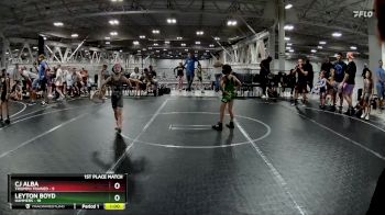 56 lbs Finals (2 Team) - Leyton Boyd, Hammers vs CJ Alba, Triumph Trained