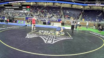 Girls-235 lbs Champ. Round 1 - Braelyn Flemming, Spring Lake Hs Girls vs Ash Wilson, Shepherd Hs Girls