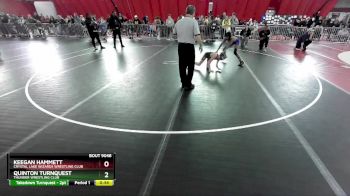 84-92 lbs Round 2 - Quinton Turnquest, Thunder Wrestling Club vs Keegan Hammett, Crystal Lake Wizards Wrestling Club