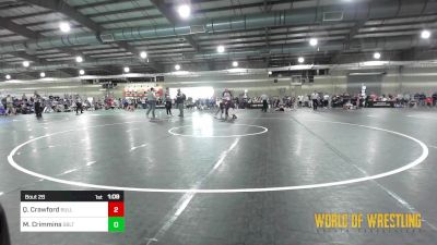 115 lbs Round Of 64 - Quincey Crawford, BullTrained vs Matthew Crimmins, Sebolt Wrestling Academy