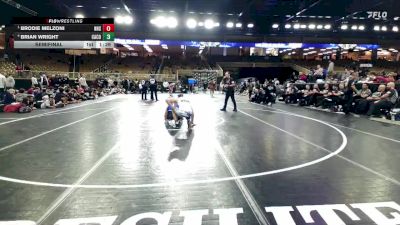 175 lbs Semifinal - Brodie Melzoni, Nolensville High School vs Brian Wright, Camden County