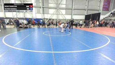 157 lbs Cons. Round 2 - Noah Hamilton, Washington vs Oliver Russell, Riverhawk Wrestling Academy