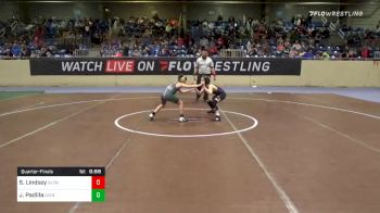 76 lbs Quarterfinal - Seattle Lindsey, Glenpool Youth Wrestling vs Jackson Padilla, Catoosa Wrestling