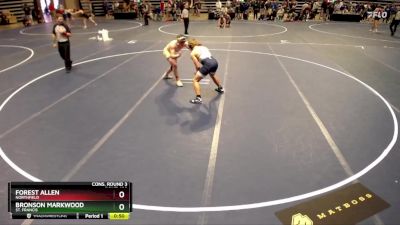 189 Championship Bracket Cons. Round 3 - Bronson Markwood, St. Francis vs Forest Allen, Northfield