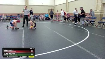110 lbs 5th Place Match - Luke Wilson, Elevate Wrestling Club vs Abel Losey, Hixson Middle School