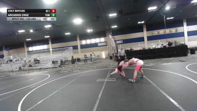 126 lbs Consi Of 4 - Colt Boyles, DC Elite vs Arcadius Cruz, Team Aggression
