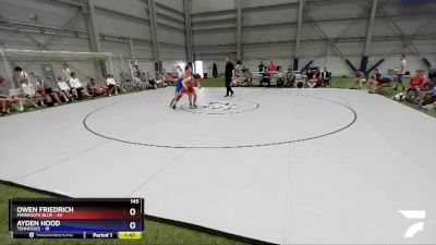 145 lbs Round 1 (8 Team) - Owen Friedrich, Minnesota Blue vs Ayden Hood, Tennessee