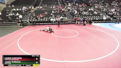 135 lbs Champ. Round 2 - Caden Murdock, Box Elder vs Landin Shepherd, Syracuse High School