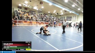 113 lbs Champ. Round 1 - Ian Encarnacion, Costa Mesa vs Dylan Tran, Westminster