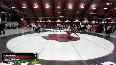 285 lbs 3rd Place Match - Kenny Jackson, Oneonta State vs Chris Ayala, Cortland State